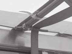 Strap retainers in the roof Transport solutions For additional options for securing loads, particularly for specialised transport, see "Transport solutions" from page 147.