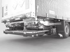 Tail lift* Separate battery system Keywords Safety Folding tail lift Power supply There are three options for the tail lift power supply: Spare battery system with CEE socket ("CEKON") to