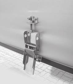 Rotate lock (1) clockwise or anticlockwise: This increases or decreases the tension of the