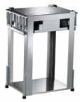 Tray dispensers for installation Illustration Model Designation Capacity/ platform L x W (mm) CEB 47/36 CEB 47/36 Tray dispenser installation from below approx.