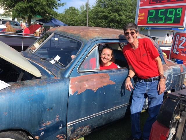 Past Meets Present An Update by Gary Adams At Krispy Kreme Cruise-inThis 1950 Ford is a hot rod built in the late 50s by Albert Pardi, best friend of Jimmy Likis.
