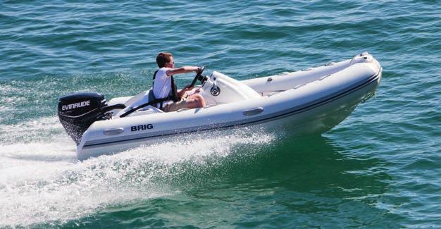EAGLE380 The Eagle 380 is a high specification, fast RIB, often chosen as a comfortable, luxurious tender for larger yachts.