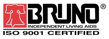 Service email: service@bruno.com Technical Service fax: 262-953-5503 www.bruno.com Toll free number valid throughout the U.