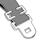 If your vehicle lap shoulder seat belt is equipped with ELR (Emergency Locking Retractor) that does not switch to function as ALR (Automatic Locking Retractor), you MUST use a locking clip to secure
