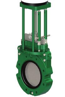Clarkson URETHANE KNIFE GATE VALVEs Lock nut and cap screw DN80-600 Lock out pin goes thru gate to lock the in the open position. Lockout pin goes over the gate to lock in the close position.