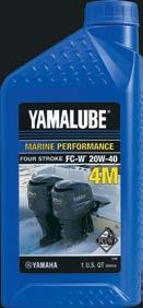 Outboard Oil YAMALUBE 4M FC-W Full Synthetic SAE 5W-30 Group IV fully synthetic oil offers our best outboard lubrication and performance, and it s FC-W rated by the National Marine Manufacturers