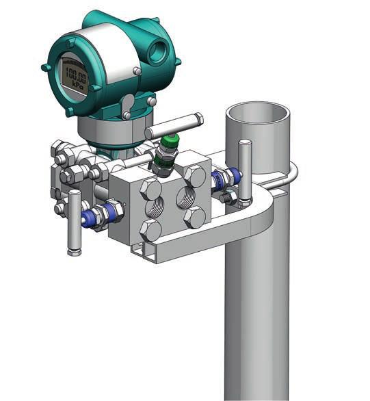 Direct mount manifolds: 3 valve