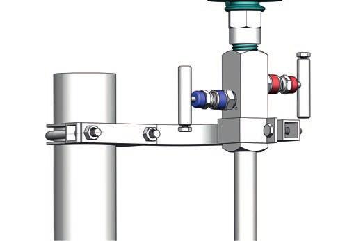 Block & Bleed manifolds are designed for in-line mount absolute and gauge pressure transmitter with male or female NPT process connection. Drain / vent pipe plugs are not supplied as standard.