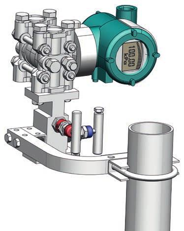 Direct mount manifolds: 2 valve Pressure