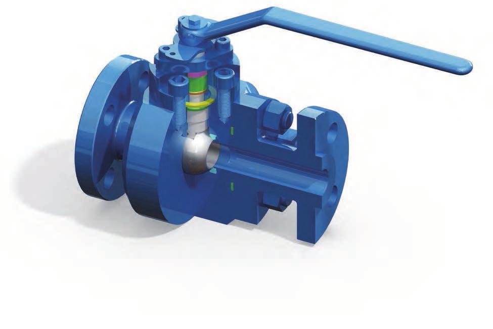 BB Series Ball Valve Design Features Double "D" Stem Head: ensures handle lever will always be mounted correctly, parallel to the media flow, indicating valve open and closed positions.