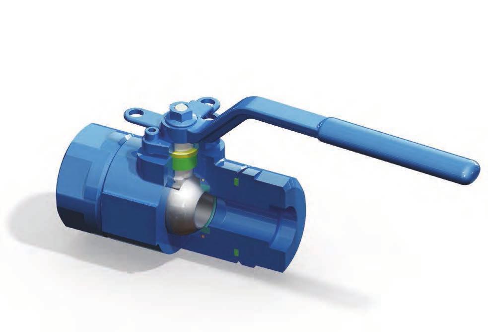 Design Features Reliable Flow Locking Device: Valve is equipped with an integral locking device to secure flow.