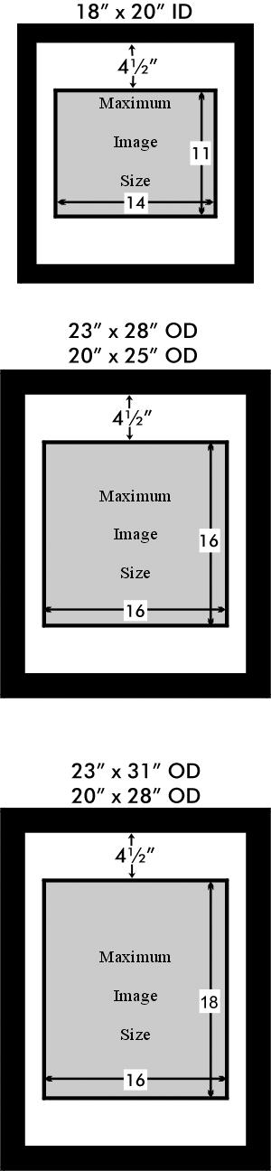 Screen Size Selection: Although the Trooper has an 18 print stroke, selecting the correct screen size and artwork placement are important in making sure the entire image prints.