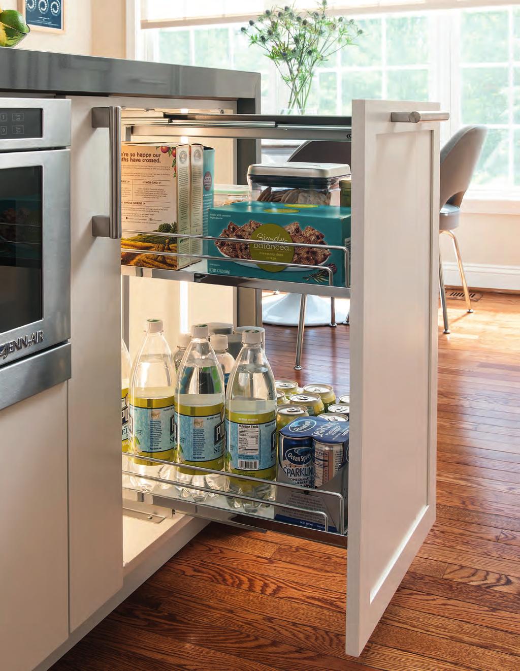 order, space and transparency into every base cabinet!