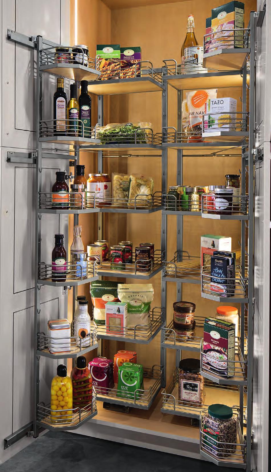 TALL TANDEM PANTRY Technical Information B B REAR SHELF 22 1 / 2 " 24" (571 609 mm) REAR SHELF 22 1 / 2 " 24" (571 609 mm) DOOR SHELF DOOR SHELF Notes: works with overlay and inset doors shelves