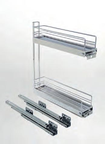 2606020102 15cm base unit pull-out Classic, 90, 3-tier with integrated SoftSTOPP 2606030005 2606030102 15cm towel-rail