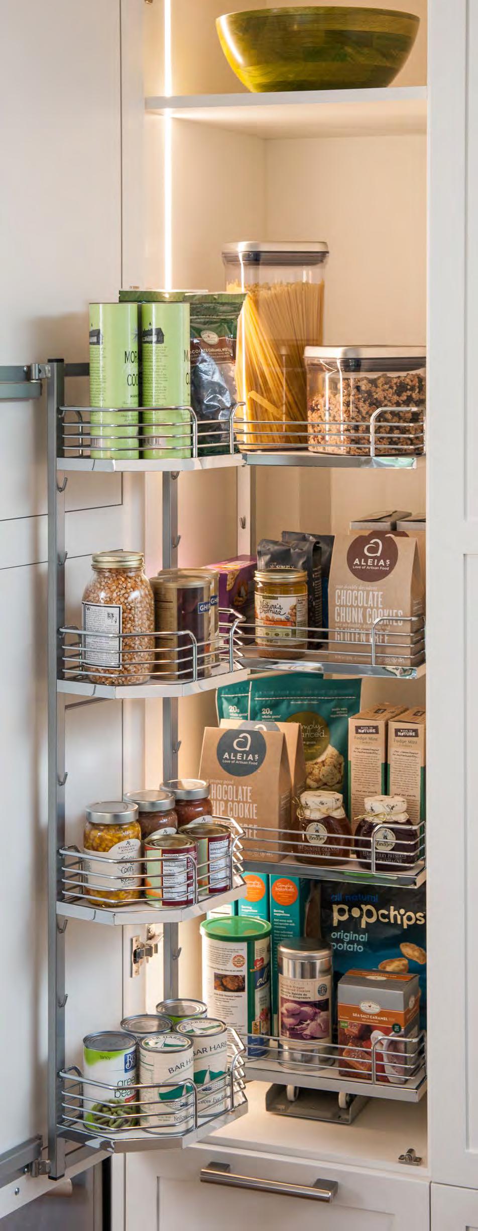 TALL TANDEM PANTRY ALMOST A PITY TO HIDE THEM BEHIND DOORS IF THE TANDEM CHEF S PANTRY IS GREAT, WHAT COULD BE BETTER?
