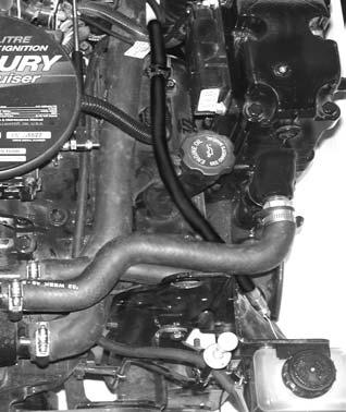 Chapter 4: Propulsion & Related Systems Quick Oil Drain System The quick oil drain hose was attached to the engine oil pan at the factory.
