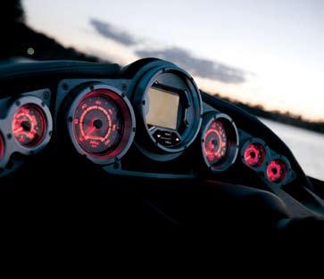 instrument gauges & switches Proper control of MasterCraft boats extends beyond the steering wheel.