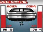 Selecting the TRIM tab goes to one of the screens illustrated below.