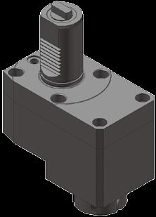 D99TE01-1602 5 3.4 Axial offset driven tool holders (Internal thread nut) C B2 AOR VDI Type No.