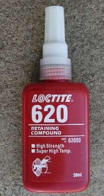 When using it, follow the rules below: WARNING Failure to use Loctite 620 correctly can result in engine failure - Check use-by dates.