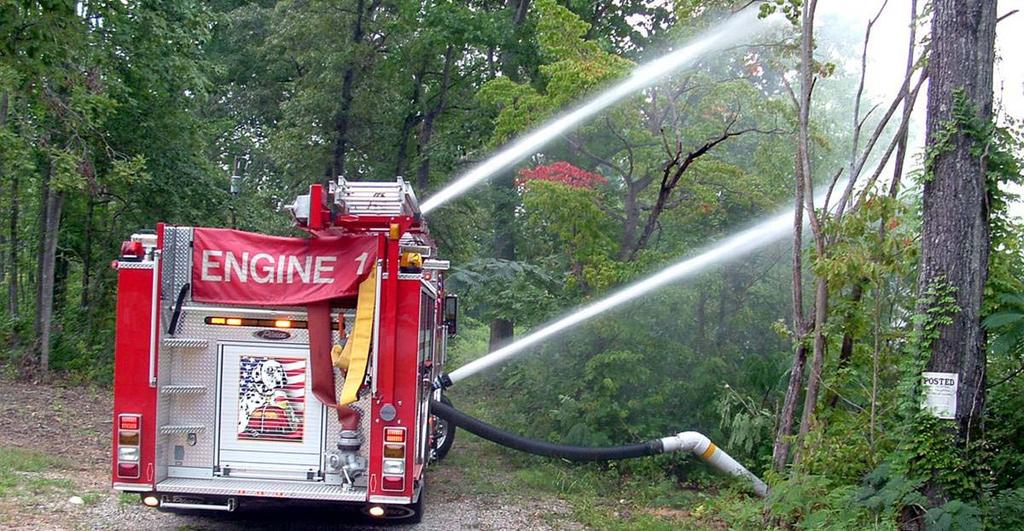 Slide 12 Design 3 Figure 11. Engine 1 delivers 2040 gpm from a dry hydrant (Design 3).