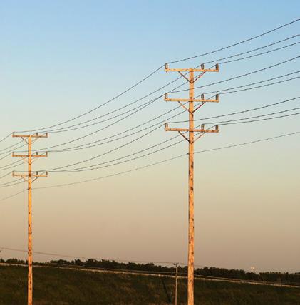 If you touch a downed power line, your body is conductive and can complete a circuit and