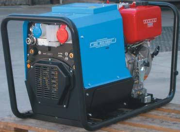 MPM 5/180 I-D/AE-Y Diesel Engine Driven Welder/Generator Delivers 170 A of DC weld output Three phase and Single phase auxiliary power available Processes: STICK Low oil pressure and battery charger
