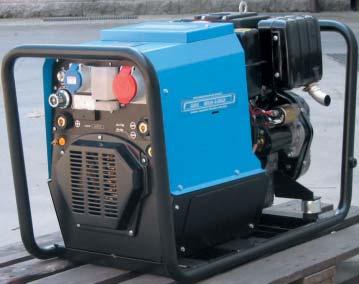 MPM 5/180 I-D/AE Diesel Engine Driven Welder/Generator Delivers 170 A of DC weld output Three phase and Single phase auxiliary power available Processes: STICK Low oil pressure and battery charger