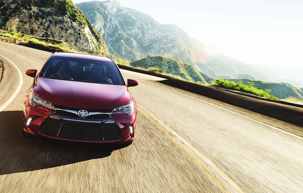 SPORTY. BOLD. PURE EXCITEMENT. With the power, performance, and personality to meet all of your driving needs, the all-new redesigned 2015 Camry is something to behold. Power. An available 3.