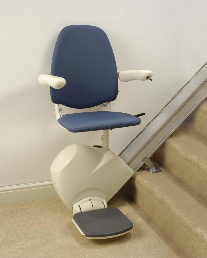 Chair stairlift ESSENTIAL ESSENTIAL Aesthetic design make the lift fit into any environment The chair stairlift for straight staircases For homes with a straight flight of stairs, the Essential