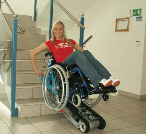 Stairmax The only stairclimber worldwide that allows to use your own wheelchair without the