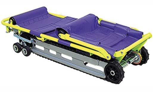 It allows the save and easy transport of people down the steps in case of emergencies.