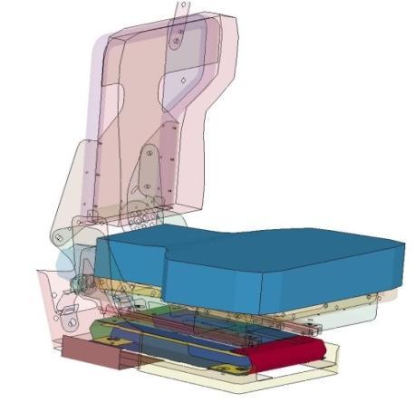 17 ASV Seat Enhancement Objective: Provide PM ASV a recommended crush box height and cushion thickness for their seating modifications.