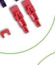 Test Cord 2/4 4 pole with 6907 2 702-06 1 4 banana plugs - 6 mtrs.
