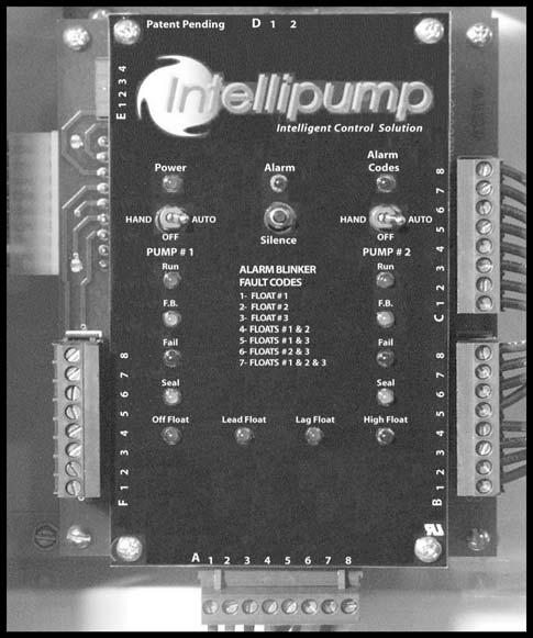 INTELLIPUMP MICROPROCESSOR BASED PUMP CONTROLLER Float Logic Operation If one or more floats are left out of the normal float sequence, the Intellipump will compensate for the inoperable float, and