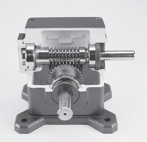 Worm Reduction Product Features Rugged iron housings, covers, and flanges provide superior strength and rigidity.