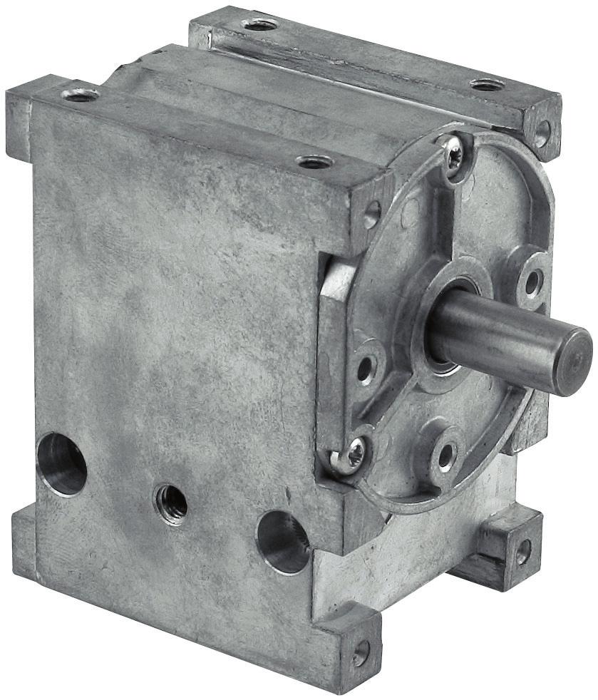 S 567 Special design as a free-standing gear unit with ball-bearing ingoing shaft