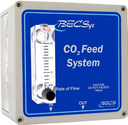 Description BECSys CO 2 Feed Systems provide a rugged and reliable solution to ph control in aquatics facilities. CO 2 is recognized as a safe and easy-to-use method for ph control.