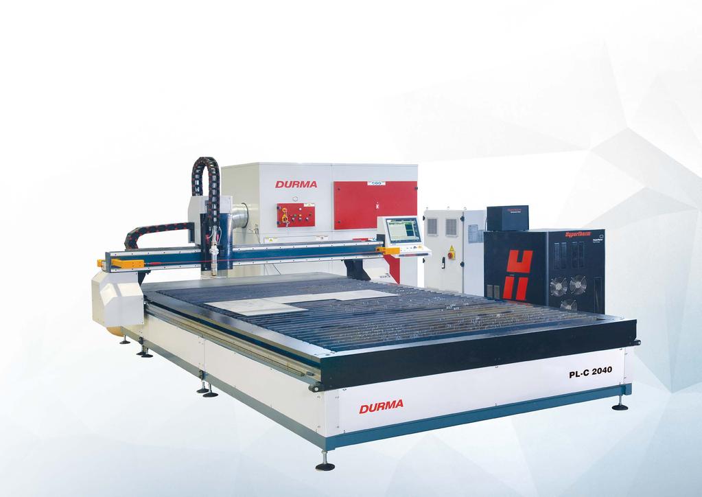 PL-C Plasma Cutting Series Durma has redefined its plasma cutting technolgy with PL-C series. The PL-C Series is manufactured as a true precision tool for plasma cutting.