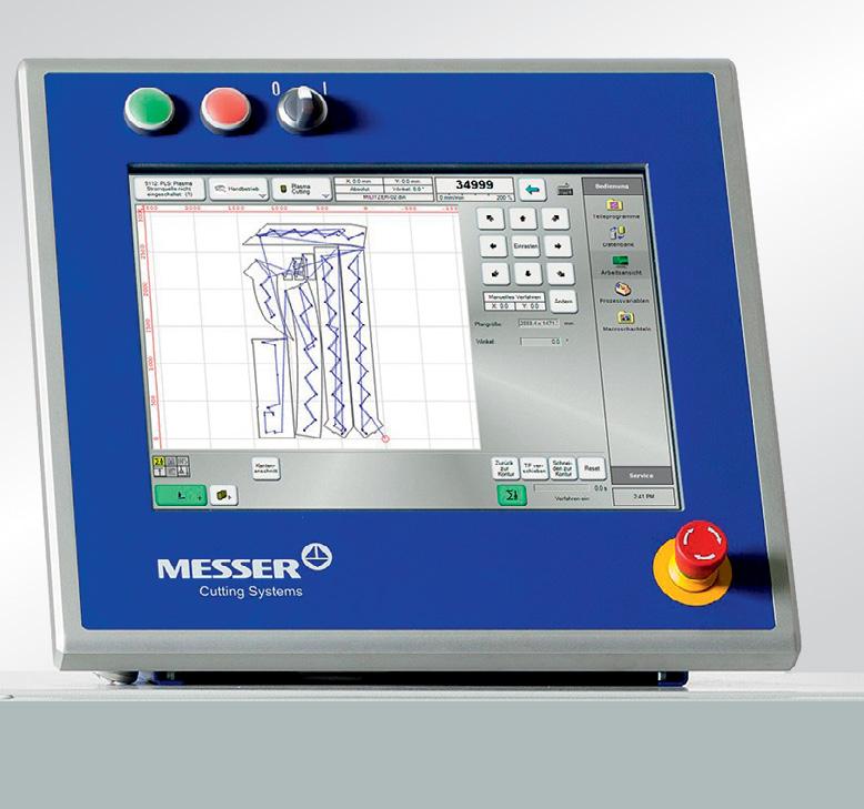 GLOBAL CONTROL 2.0 Our exclusive CNC control is a compact touch screen with a Windows interface.