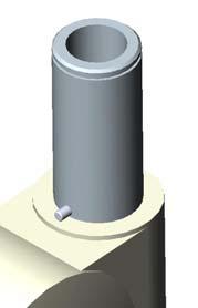 mounting the central spring arm to the stand tube proceed as follows: Insert journal 1 of