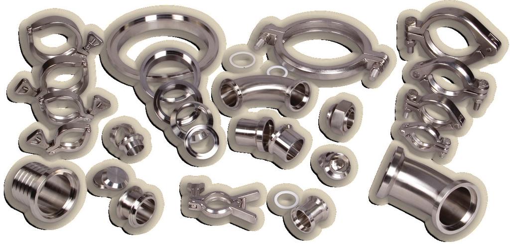 electropolish I-Line Fittings I-line clamp assemblies require a male and female ferrule, a gasket