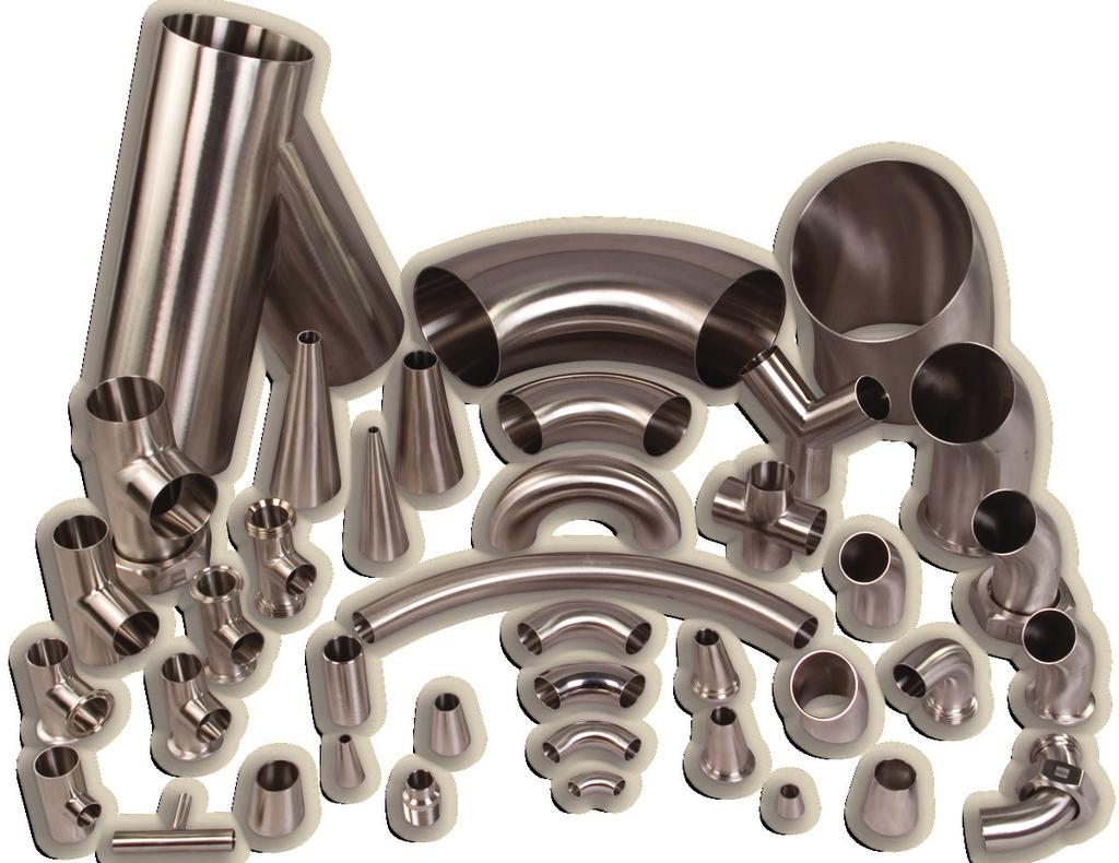 Fittings Butt-weld Fittings Sanitary butt-weld fittings are used in the assembly of