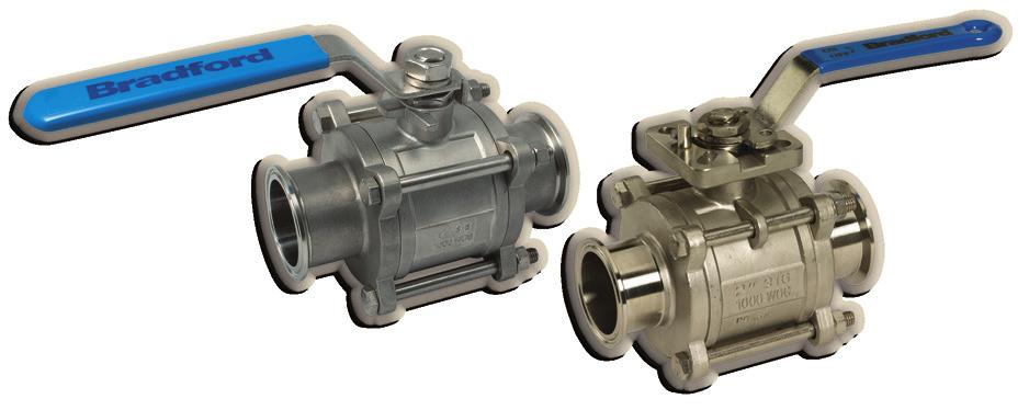 actuation: pneumatic, electric Industrial Ball Valves now offers stainless and brass two way ball valves.
