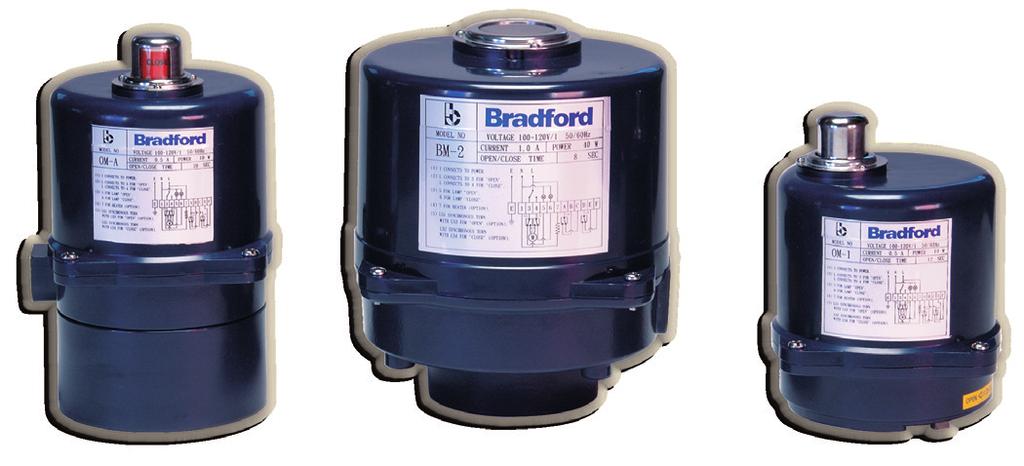 Automation Electric Actuation Bradford electric actuators are designed for longevity and efficiency