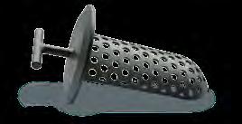 If not using a Sani-Matic Tee-Line Strainer body, customer must supply a tee-line strainer body to match insert length.
