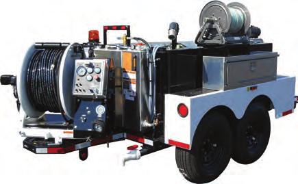 Engine Optional or California Emissions Available 1/2 Hose, 600 Capacity 6,000# (single), 9,900# (dual) 5 Cylinder Plunger Run Dry Pump, Nema 4 Control Box, Towable with Water,