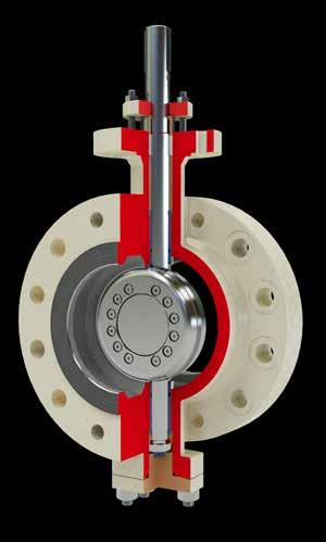 cost-effective actuation Meets industry standards for design, fire safety and fugitive emissions Sealing System Principle of Sealing System TX3 triple offset valves operate using a camming action
