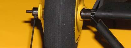 -Place a wheel collar on the axle, and tighten with a.